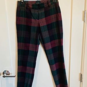 Theory Plaid Pants
